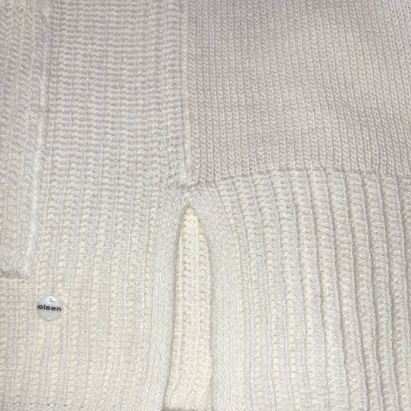 Olsen Open Front Wool Cashmere Blend Sweater NWT Size 12 Euro 42 - Picture 6 of 16